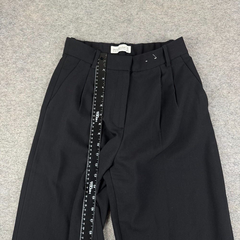 Abercrombie & Fitch The A&F Sloane Tailored Pant 30" Black Womens 27 4R - Picture 7 of 10